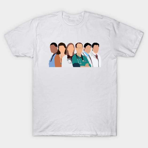 ER cast T-Shirt by aluap1006